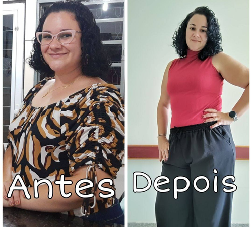 antes e depois